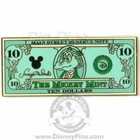 The Mickey Mint - $10 Dollar Bill (Figment) - Artist Proof