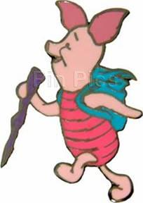 DLR - Piglet Hiking with Walking Stick
