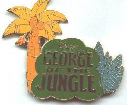 George of the Jungle Framed Set (Logo Pin)