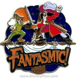 DLR - Mickey's Pin Odyssey 2008 - Fantasmic! (Peter Pan & Capt. Hook)