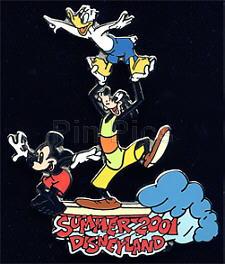 DL - Summer 2001 (Mickey, Goofy & Donald Surfing)