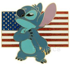 Disney - 4th of July Stitch Collectible Enamel Pin