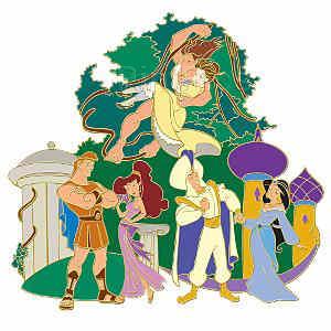 DS - AP - Hercules, Megara, Tarzan, Jane, Aladdin and Jasmine - Heroes and Girls - Gold