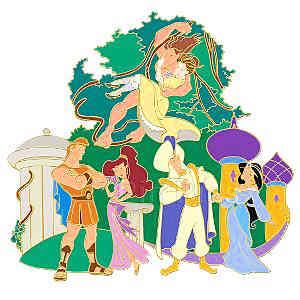DS - AP - Hercules, Megara, Tarzan, Jane, Aladdin and Jasmine - Heroes and Girls - Silver