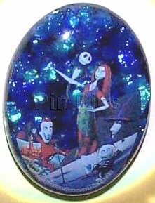 M&P - Jack & Sally - Nightmare Before Christmas - Blue Oval - Dome