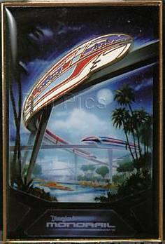 WDI - Disneyland Monorail Mark VII Poster
