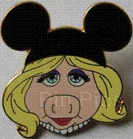 Muppets with Mouse Ears - Mini Pin Boxed Set (Miss Piggy Only)