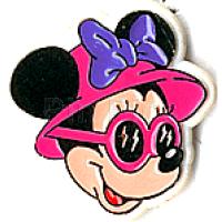 Minnie's head with Pink Hat and Pink Shades