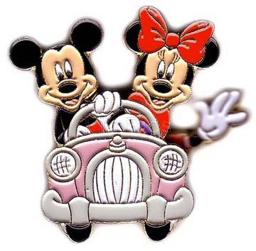 Walt Disney Travel Grand Plan (Mickey & Minnie in Pink Car) Movement