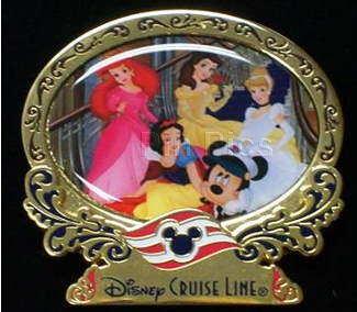 DCL - 'Aboard the Wonder' Artist Series - Captain Mickey & Princesses