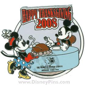 Walt Disney Studios Store - Happy Thanksgiving 2008 (Mickey & Minnie)