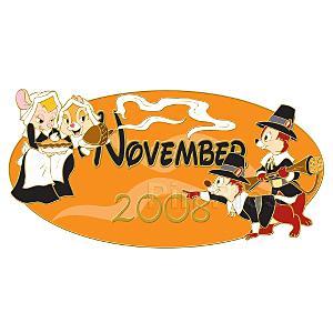 DS - Chip, Dale, Clarice and Gadget - November - Calendar