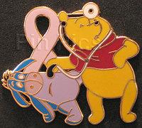 Fantasy Pin - Eeyore Checked by Doctor Pooh