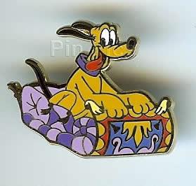WDW - Adventureland - Boxed Mini 6 Pin Set - Pluto riding the Magic Carpets of Aladdin