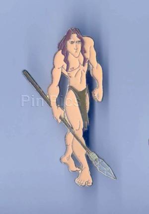 Disney Catalog - Tarzan - Framed 7 Pin Set (Tarzan with Spear Only)