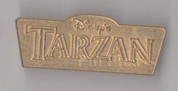 Disney Catalog - Tarzan - Framed 7 Pin Set (Tarzan Logo Name Only)