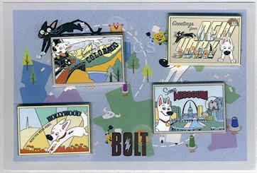 DSF - Disney's Bolt - Postcard Collectors Set