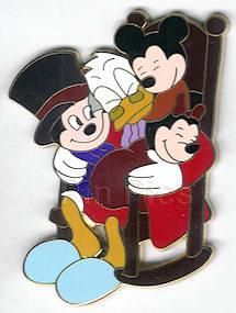 DS - Disney Shopping - A Christmas Carol Mickey Mouse (Scrooge and Cratchit kids)