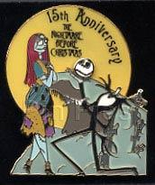 DEC - Jack and Sally 15th Anniversary Pin