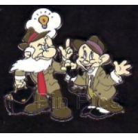 DS - Disney Shopping - Dopey & Grumpy in Suits - SILVER ARTIST PROOF
