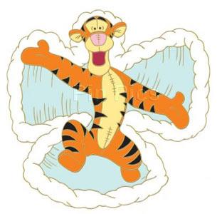 DS - Disney Shopping - 6-Pc. Snow Angels World of Disney Pin Set - Tigger Only