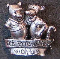Pooh & Tigger - It's Friendlier With Two - Pewter