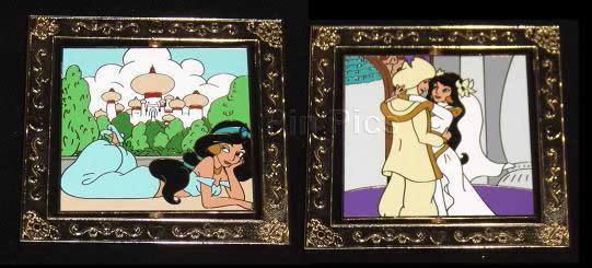 DS - Jasmine and Aladdin - ARTIST PROOF - Wedding - Gold
