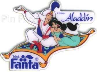Fanta Aladdin & Jasmine on Flying Carpet