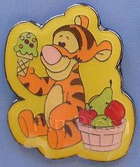 HKDL - Baby Tigger With Ice Cream and Fruit - Pooh Family 