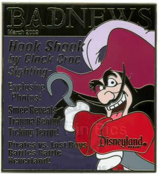 DL - Captain Hook - Peter Pan - March - Bad News Magazine