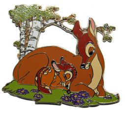 DS - Disney Shopping - 3-Pc. Bambi Pin Set - Bambi and his Mother Only