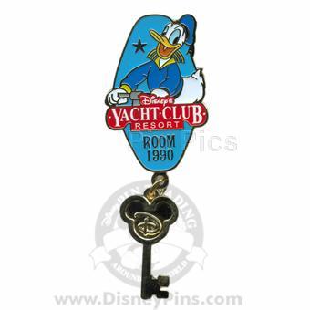 WDW - Donald Duck - Resorts Room Keys - Disney's Yacht Club
