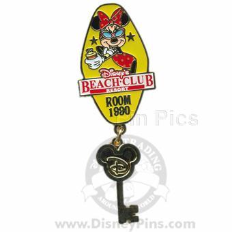 WDW - Minnie Mouse - Resorts Room Keys - Disney's Beach Club