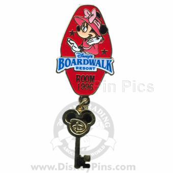 WDW - Minnie Mouse - Resorts Room Keys - Boardwalk