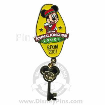 WDW - Mickey Mouse - Resorts Room Keys - Disney's Animal Kingdom Lodge