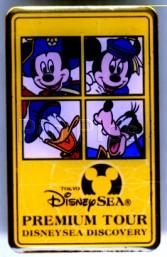 TDR - Mickey, Minnie, Donald & Goofy - Premium Tour - DisneySea Discovery - Yellow - TDS