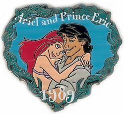 DIS - Ariel and Prince Eric - 1989 - Countdown To the Millennium - Pin 54