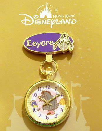 HKDL - Eeyore - Winnie the Pooh -  Pin Trader Clock