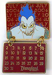 DLR - 2006 Disneyland Resort Calendar - July - Hades (ARTIST PROOF)
