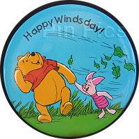 Button - Pooh and Piglet - Happy Windsday