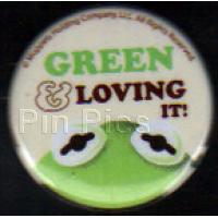Button - DS Europe - Kermit - 8 Button Set - Kermit's eyes with mention only
