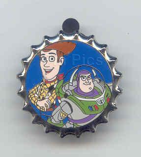 WDW - Mystery Box Set - Disney's Character Bottle Caps - Woody and Buzz Lightyear - ARTIST PROOF