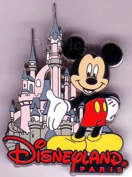 DLP - Disneyland Paris - Logo with Mickey and Castle