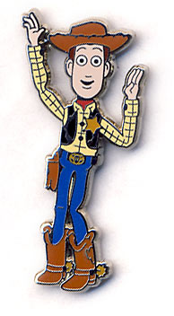 Woody and Bullseye-Two Pin Set- Woody Only