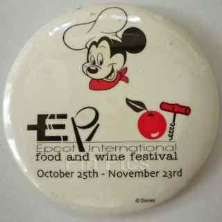 Button - WDW - Epcot International Food and Wine Festival ERROR