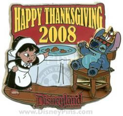 DLR - Happy Thanksgiving 2008 - Lilo and Stitch (ARTIST PROOF)