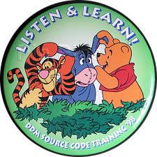 Button - Pooh, Tigger, Eeyore Listen & Learn