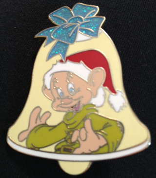DS - Dopey - Santa Hat - Blue Bow - Snow White and the Seven Dwarfs - Jingle Bell