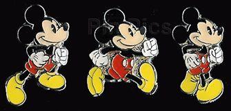 Mickey Mouse on the Move (3 Mini Pin Set)