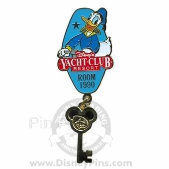 WDW - Resorts Room Keys - Disney's Yacht Club - Donald (ARTIST PROOF)